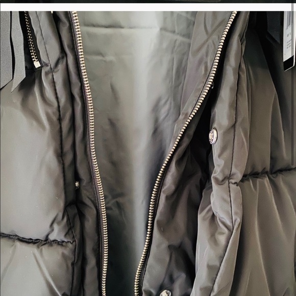 Cherté black puffy winter coat - Picture 3 of 6